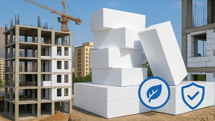 مزایای یونولیت ارگ فوم کامبادن در صنعت ساخت و ساز کرمانشاه
